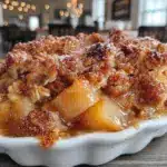 classic pear crisp with oats - featured image