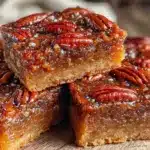 classic pecan pie bars - featured image