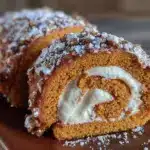 crack-free fall pumpkin roll - featured image