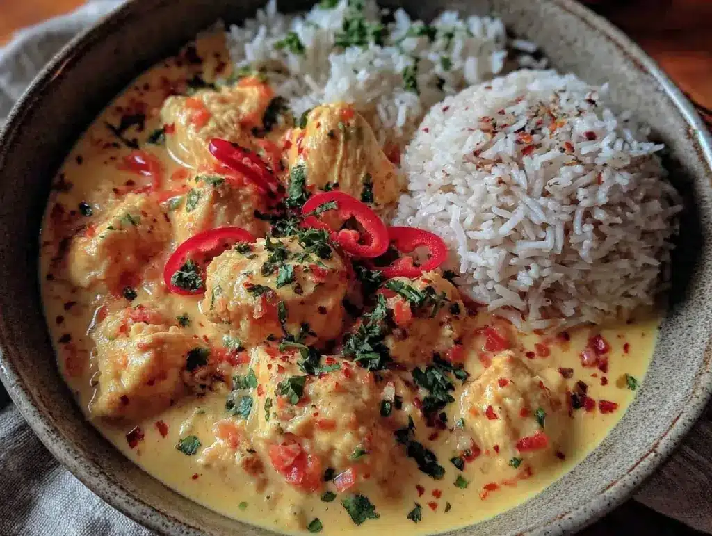 Creamy Coconut Chicken Curry - featured image