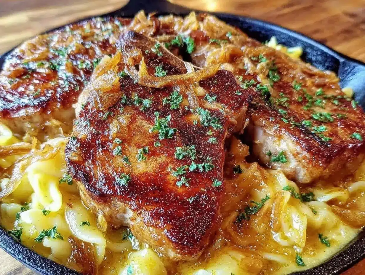 Creamy Garlic Parmesan Pork Chops: Best Dinner Party Recipe 4 creamy garlic parmesan pork chops preparation steps