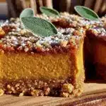 creamy pumpkin cheesecake bars - featured image