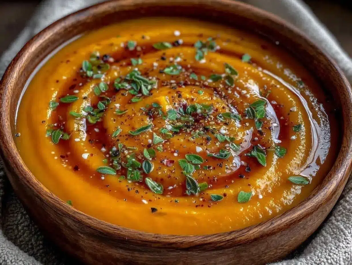 Home 3 creamy roasted butternut squash soup with sage - featured image