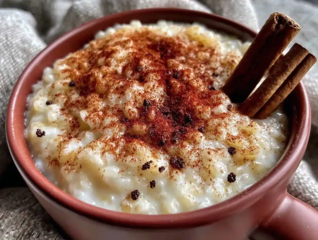 Creamy Vanilla Bean Rice Pudding with Cinnamon: Grandma’s Way 4 creamy vanilla bean rice pudding with cinnamon preparation steps