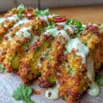 crispy baked avocado fries - featured image