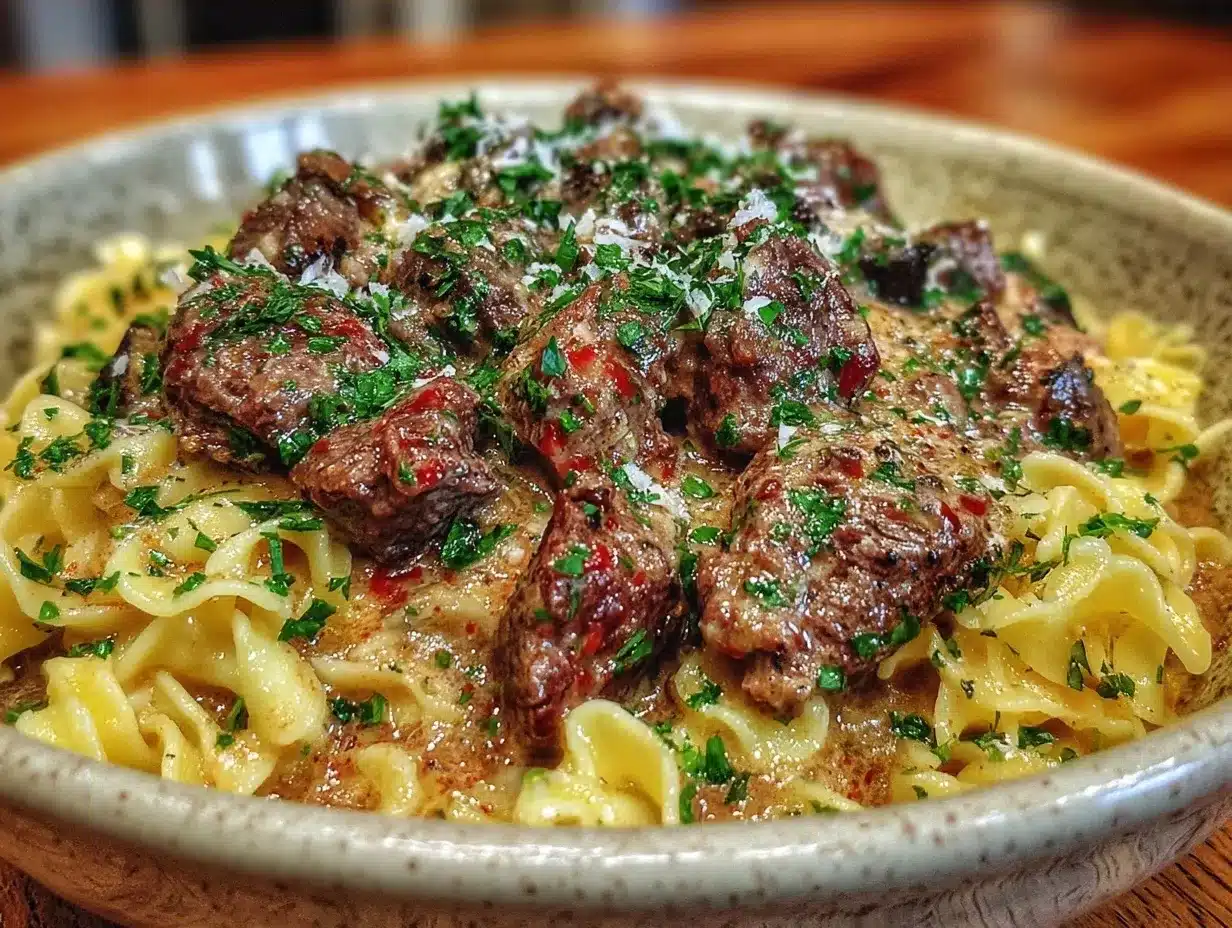 easy beef stroganoff preparation steps