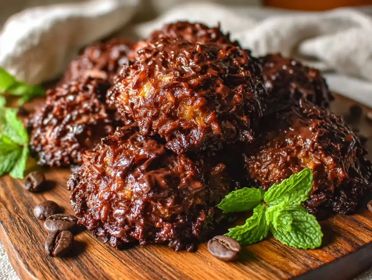 Easy Chocolate Coconut Macaroons: 20-Minute Treat 4 easy chocolate coconut macaroons preparation steps