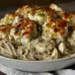 easy classic chicken and dumplings - featured image