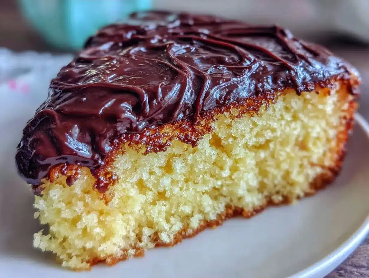 Easy Classic Yellow Cake with Chocolate Frosting: 5pm Dinner Win 4 easy classic yellow cake with chocolate frosting preparation steps
