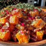 easy fall butternut squash and apple salad - featured image
