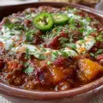 easy fall pumpkin chili - featured image