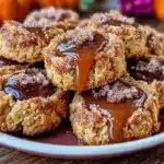 easy fall pumpkin thumbprint cookies - featured image