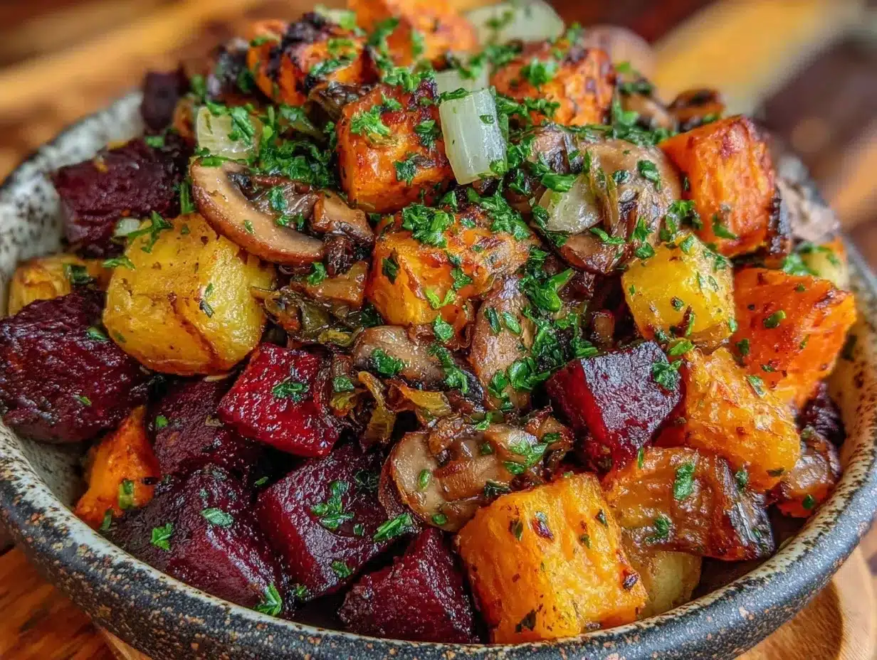 Easy Fall Roasted Root Veggie Hash: One-Pan Weeknight Dinner 4 easy fall roasted root veggie hash preparation steps