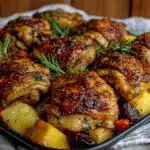 easy fall sheet pan chicken dinner - featured image