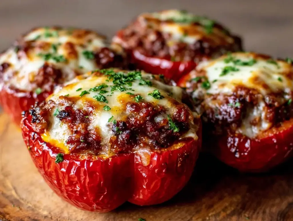 Easy Ground Beef Stuffed Peppers - featured image