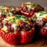 Easy Ground Beef Stuffed Peppers - featured image