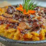 easy pumpkin chocolate skillet cookie - featured image