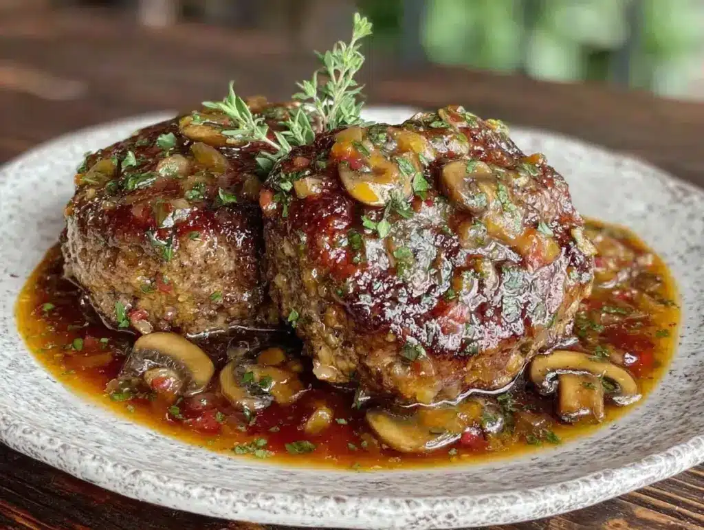 Easy Salisbury Steak with Mushroom Gravy - featured image