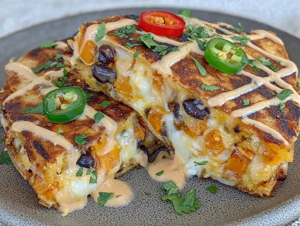 Easy Sweet Potato Black Bean Quesadillas: You Really Cant Mess This Up 4 Easy Sweet Potato Black Bean Quesadillas preparation steps