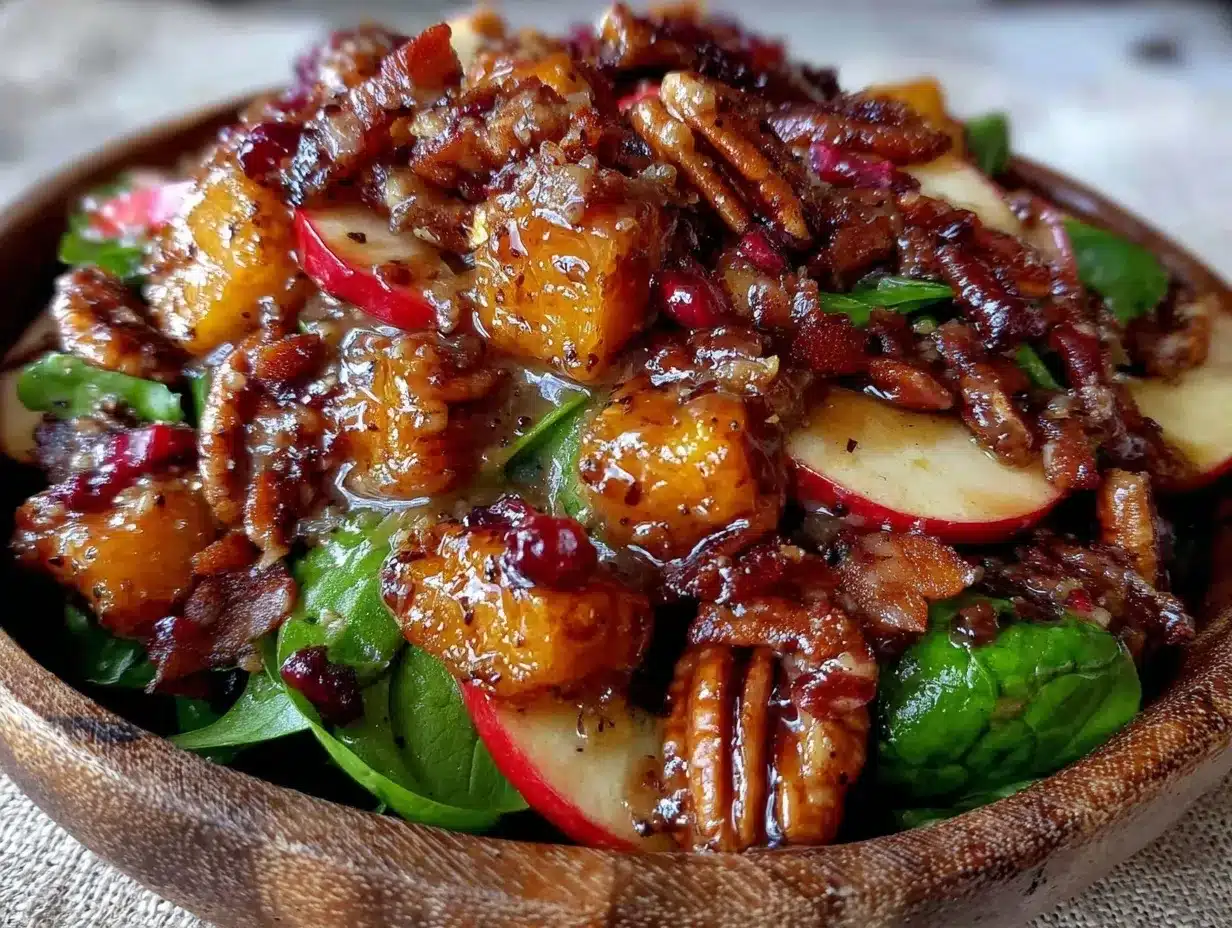 Fall Harvest Salad with Maple Candied Pecans: The 1 Trick 4 fall harvest salad with maple candied pecans preparation steps