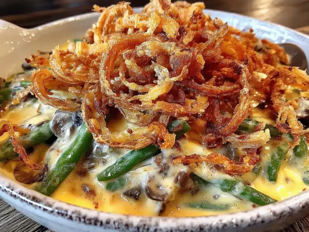 Green Bean Casserole for Two - featured image