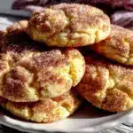grill baked snickerdoodle cookies - featured image