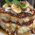high-protein cottage cheese banana pancakes - featured image