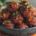 Korean BBQ Meatballs - featured image
