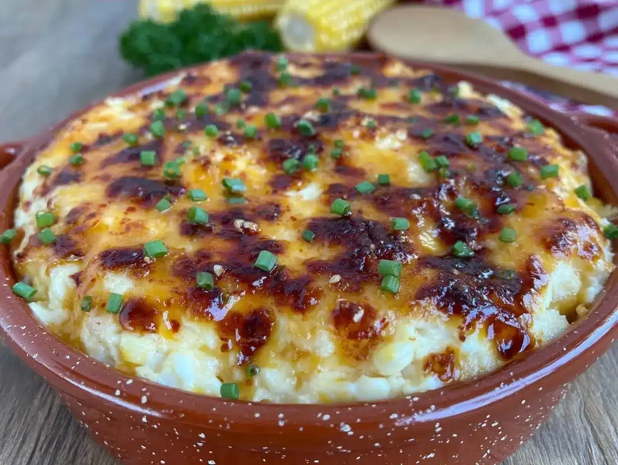 labor day cheesy grilled corn dip preparation steps