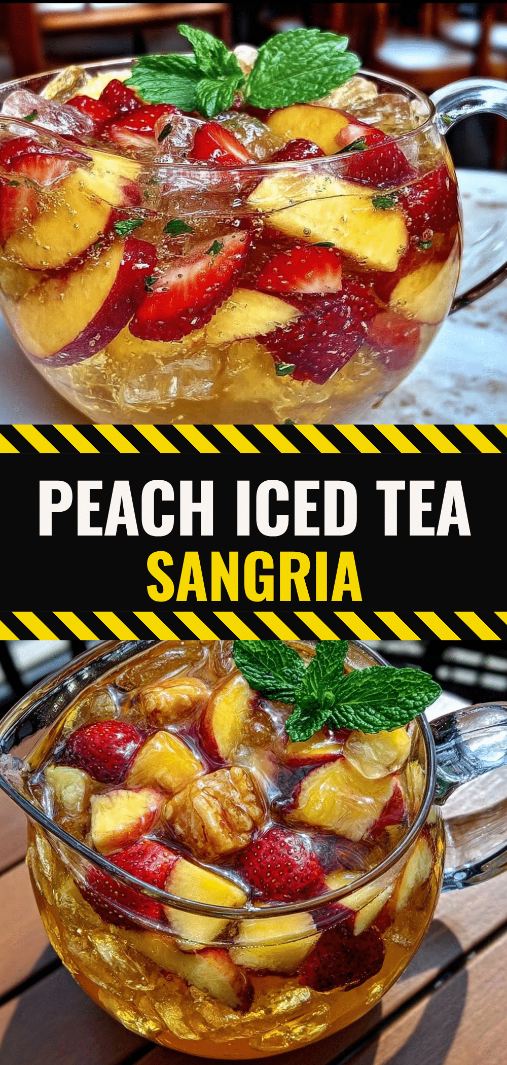 Easy Labor Day Peach Iced Tea Sangria for a Quick Party 5 labor day peach iced tea sangria recipe