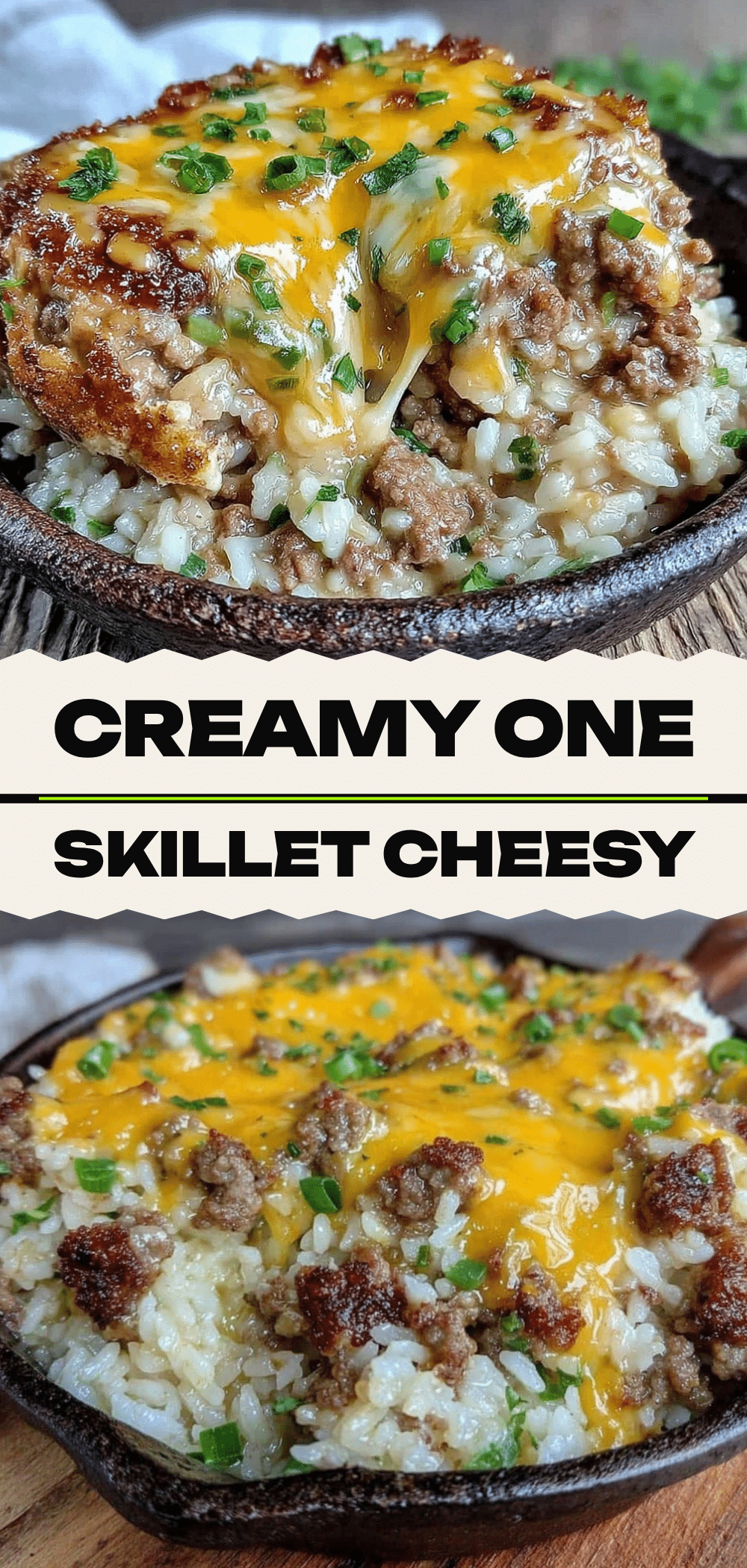 One-Skillet Cheesy Ground Beef and Rice: Family Recipe 5 One-Skillet Cheesy Ground Beef and Rice recipe