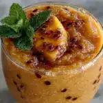 quick frozen mango passionfruit smoothie - featured image