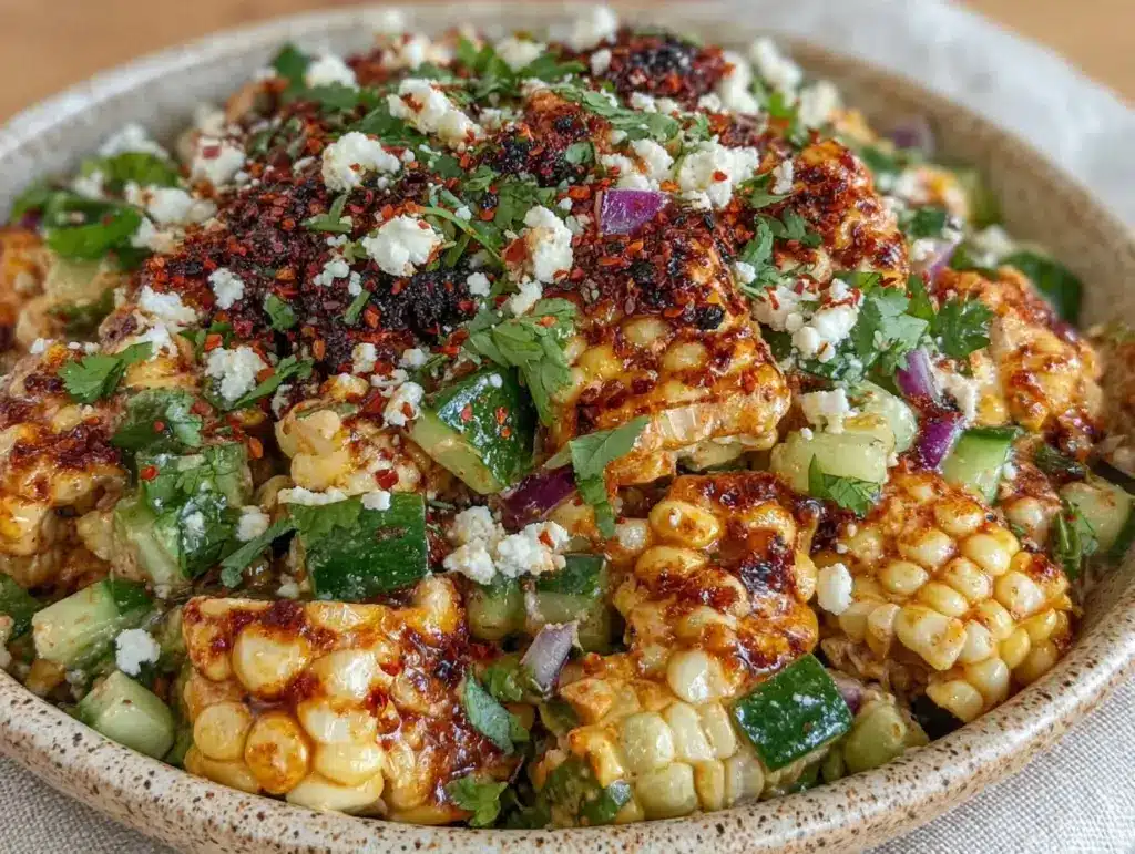 Seasonal Elote Corn Salad - featured image