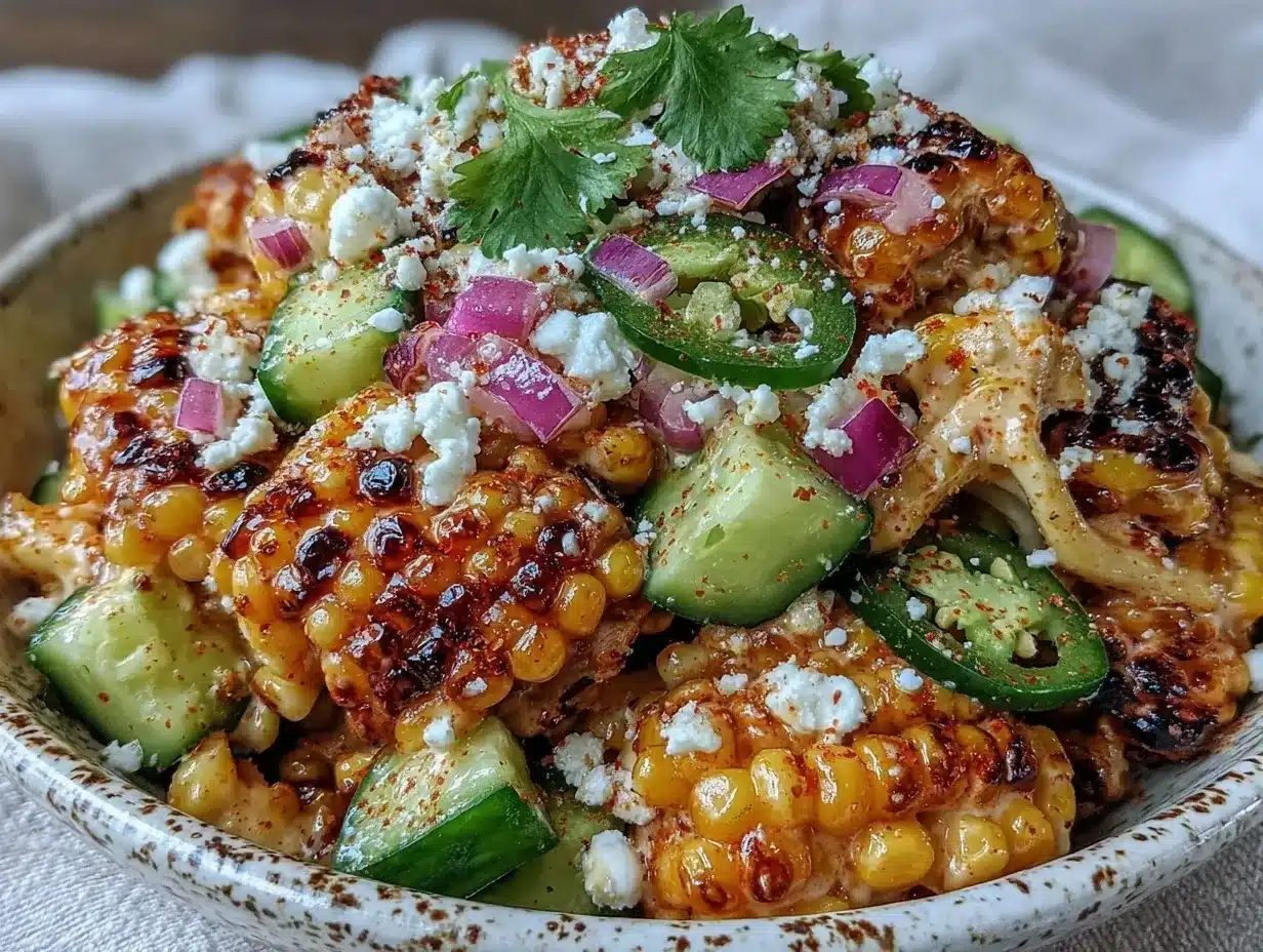 Seasonal Elote Corn Salad: Make It Now! 4 Seasonal Elote Corn Salad preparation steps