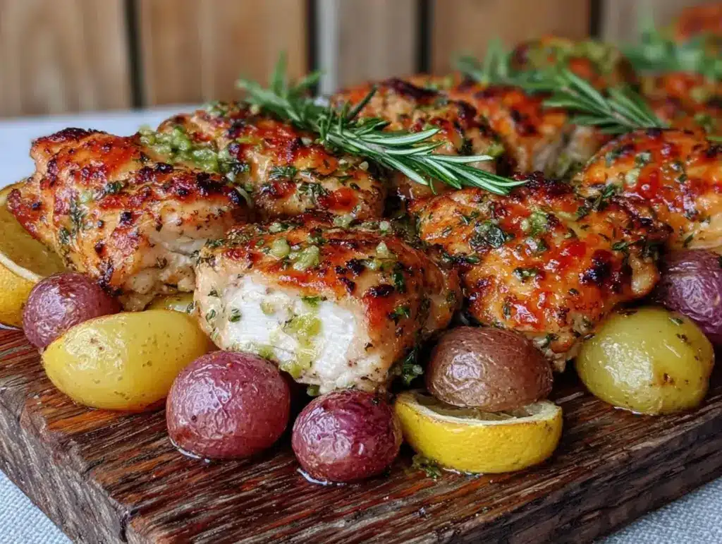 Sheet Pan Lemon Herb Chicken with Crispy Potatoes - featured image