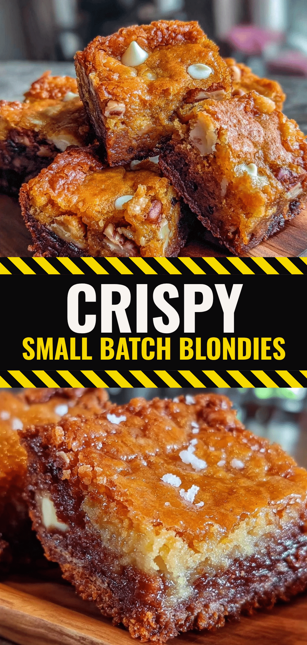 Small Batch Brown Butter Blondies: 5pm Dinner Win 5 small batch brown butter blondies recipe