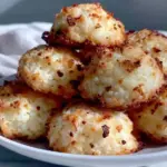soft toasted coconut macaroons - featured image