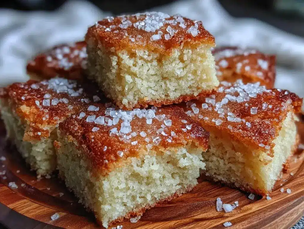soft vanilla sugar cookie bars - featured image