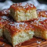 soft vanilla sugar cookie bars - featured image