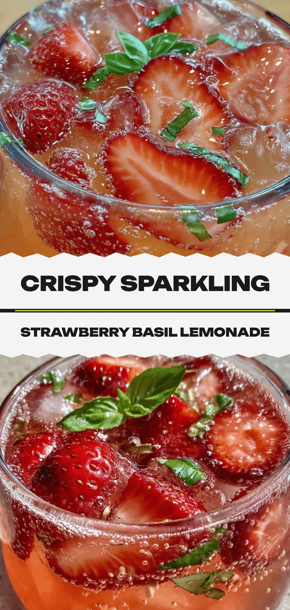 Sparkling Strawberry Basil Lemonade: 5 Min Summer Sip 5 sparkling strawberry basil lemonade recipe