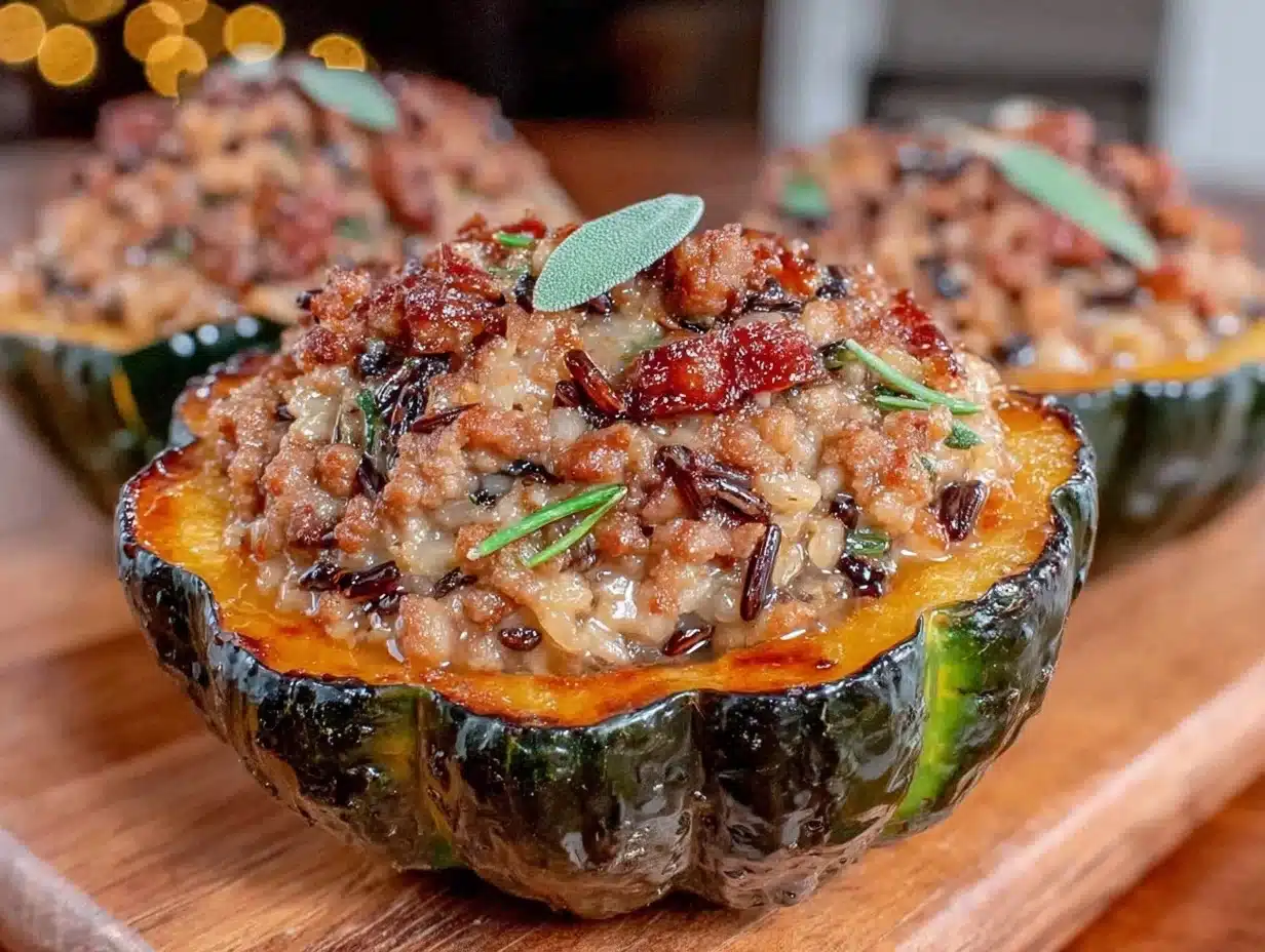 Home 4 stuffed acorn squash - featured image