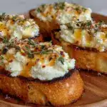Whipped Ricotta Crostini with Hot Honey - featured image