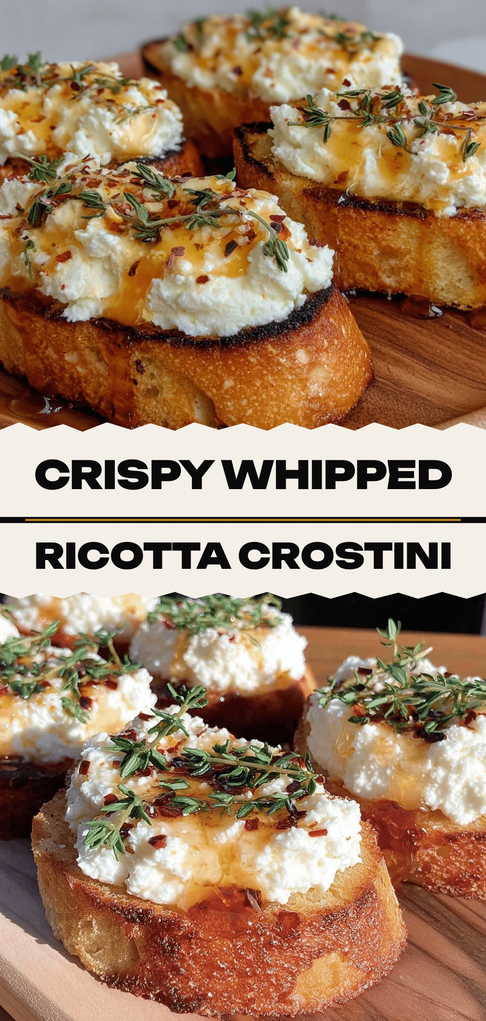 Whipped Ricotta Crostini: Gentle Self-Care Appetizer 5 Whipped Ricotta Crostini with Hot Honey recipe